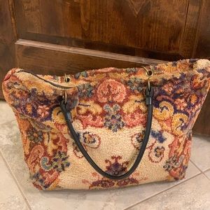 Vintage Carpet Travel Bag